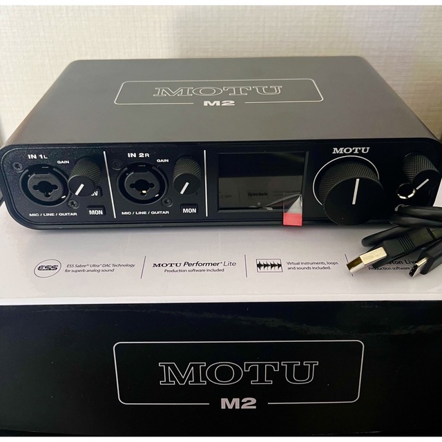 未使用】MOTU M2 オーディオインターフェース-tops.edu.ng
