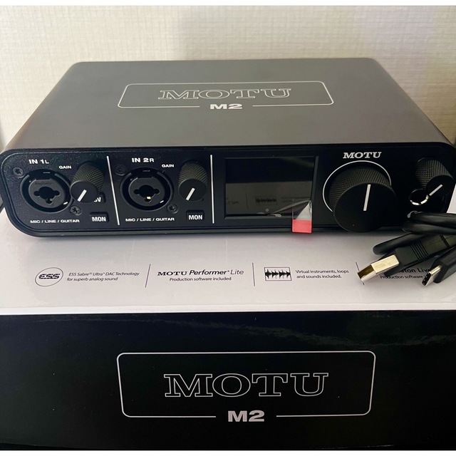 【未使用】MOTU M2 オーディオインターフェース