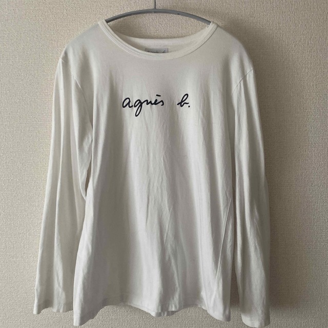 agnes b.(アニエスベー)のagnes b ロゴ　ロングTシャツ レディースのトップス(Tシャツ(長袖/七分))の商品写真