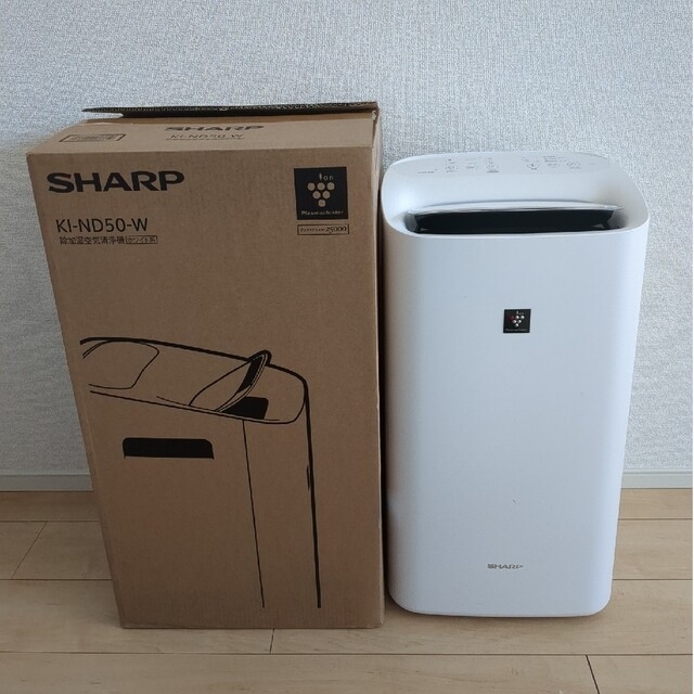 SHARP(シャープ)のシャープ 除湿 加湿空気清浄機 中古 スマホ/家電/カメラの生活家電(加湿器/除湿機)の商品写真