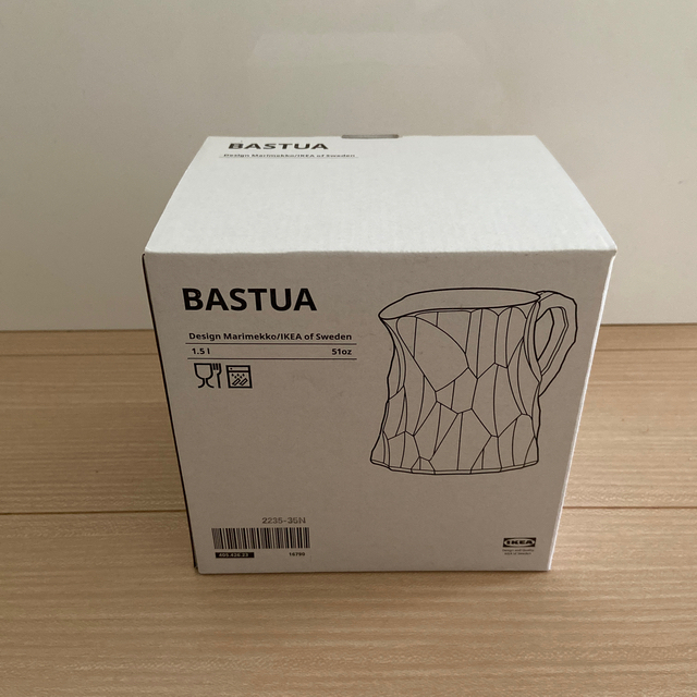 IKEA(イケア)のMuumi様専用　　ikeaマリメッココラボBASTUA  ピッチャー, インテリア/住まい/日用品のキッチン/食器(テーブル用品)の商品写真