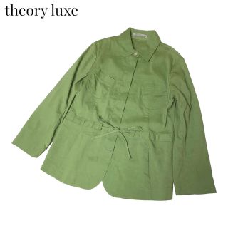 セオリーリュクス(Theory luxe)の【theory luxe】ブラウス　グリーン　セオリーリュクス(シャツ/ブラウス(長袖/七分))