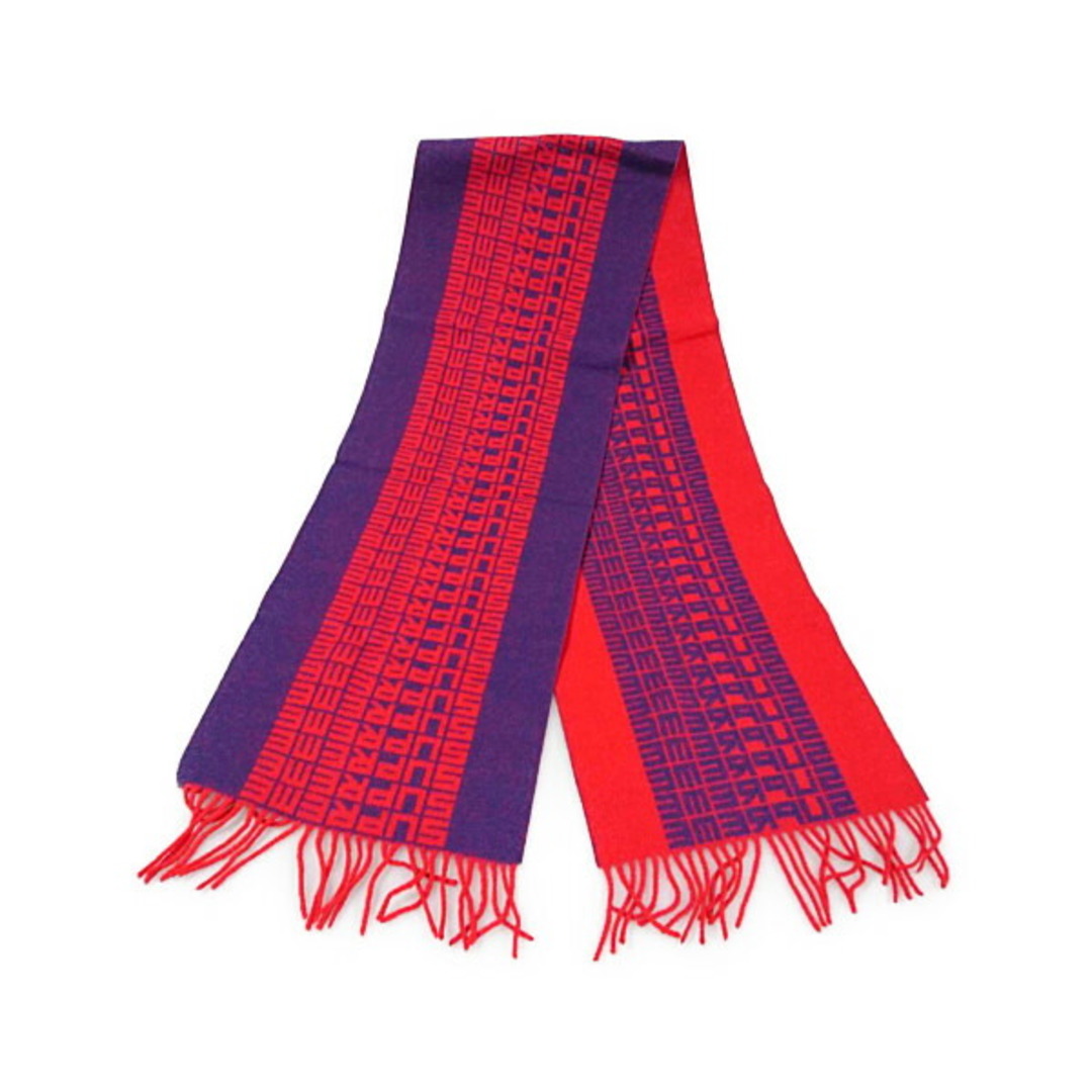 SUPREME シュプリーム Logo Repeat Scarf ロゴリピート スカーフ カシミア混 スカーフ 赤 サイズフリー 正規品 / 27070