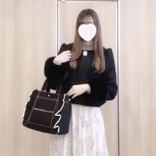 JILL by JILLSTUART - JILL BY JILLSTUART フリルトート 大の JILL by JILLSTUART - JILL BY JILLSTUART フリルトート 大の