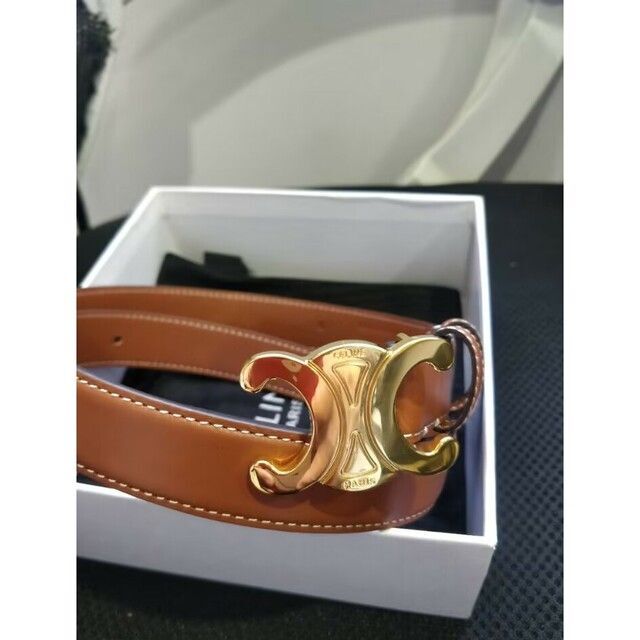 CELINE ベルト大人気 ブラウン レディース ベルト ファッション小物
