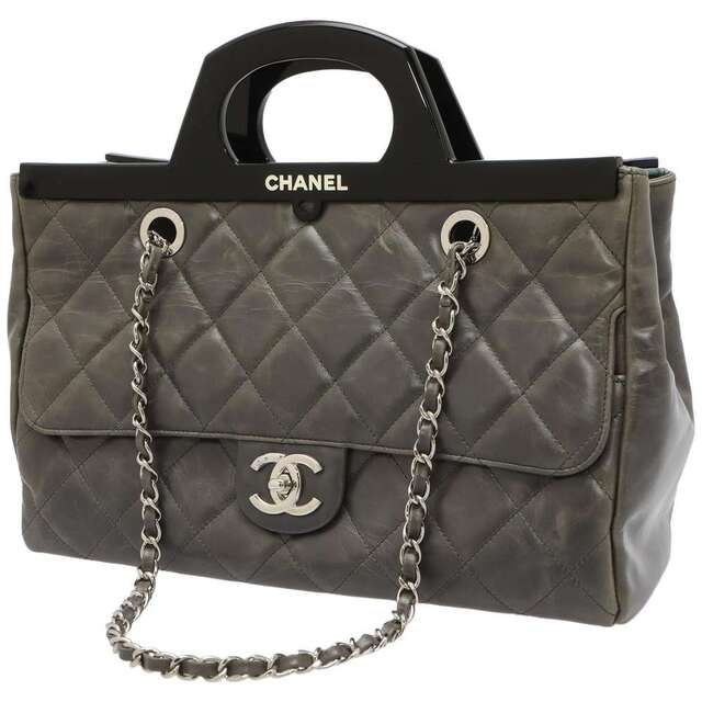 本物の CHANEL - シャネル ハンドバッグ CCデリバリー マトラッセ ココ