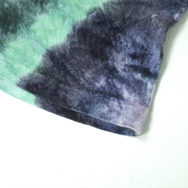 Acne Studios アクネストゥディオズ 21AW Tie Dye L/S T-Shirt ベロアパイル タイダイロングスリーブTシャツ FN-MN-TSHI000329 XS Thistle Purple モダール トップス【Acne Studios】