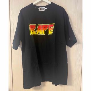 アベイシングエイプ(A BATHING APE)のBAPE ラインストーン Tシャツ　Lサイズ(Tシャツ/カットソー(半袖/袖なし))