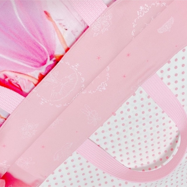 Barbie バービー　レッスンバッグ　女の子　プリンセス　ドレス　ピンク ハンドメイドのキッズ/ベビー(バッグ/レッスンバッグ)の商品写真