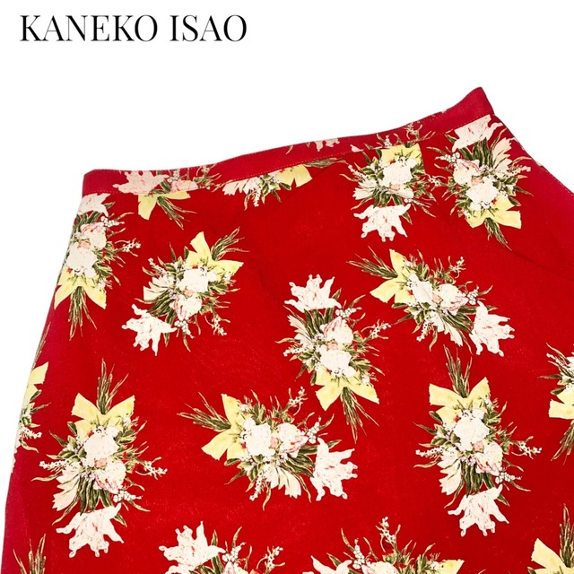 KANEKO ISAO(カネコイサオ)の【KANEKO ISAO】花柄ロングスカート カネコイサオ レディースのワンピース(ロングワンピース/マキシワンピース)の商品写真