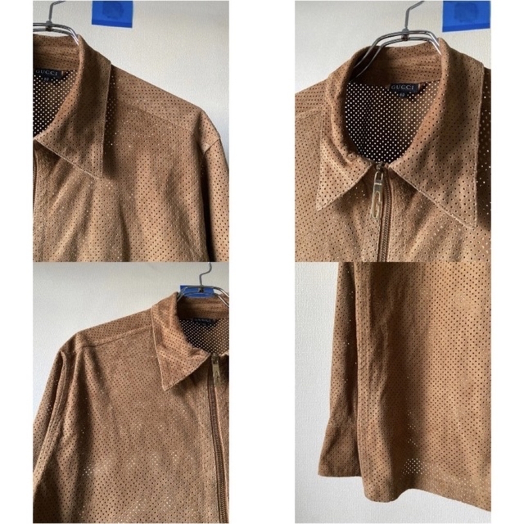 GUCCI - vintage 90s GUCCI トムフォード期 パンチングレザー GUCCI - vintage 90s GUCCI トムフォード期 パンチングレザー