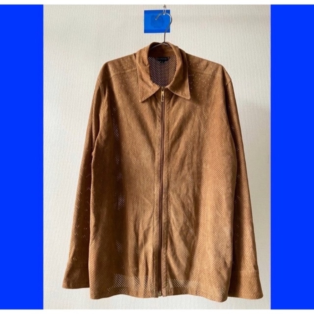 GUCCI - vintage 90s GUCCI トムフォード期 パンチングレザー GUCCI - vintage 90s GUCCI トムフォード期 パンチングレザー