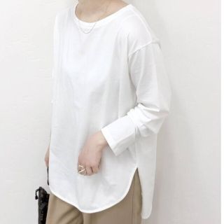 ジャーナルスタンダード(JOURNAL STANDARD)のプレミアムコットンNEWラウンドヘムロングスリーブTシャツ(Tシャツ(長袖/七分))