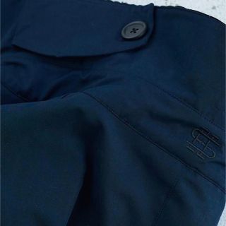 新品4.9万!Barbour バブアー コート 34 ステンカラー ネイビー 紺