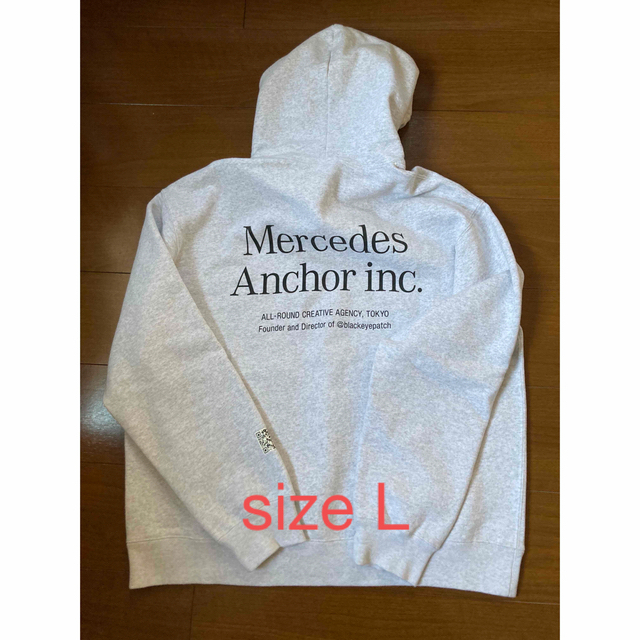 Mercedes Anchor Inc. hoodie Lサイズ アッシュ ビッグ割引 51.0%OFF