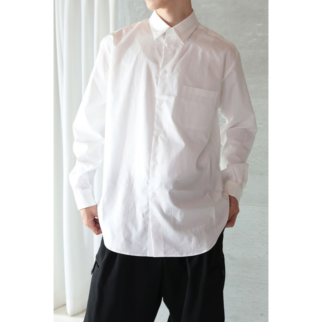 【yohji yamamoto】Y-CDM定番シャツ(WHITE)