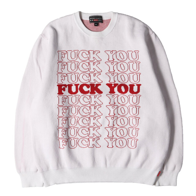代引き不可 Supreme Fuck セーター 黒 M ニット シュプリーム box