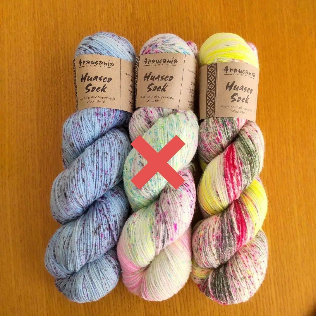 素材/材料Araucania yarns Huasco sock ソックヤーン　手染め