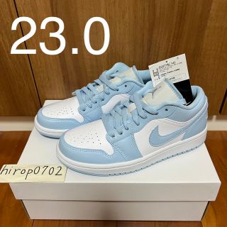 ナイキ(NIKE)のナイキ ウィメンズ エア ジョーダン 1 ロー アイスブルー 23cm(スニーカー)