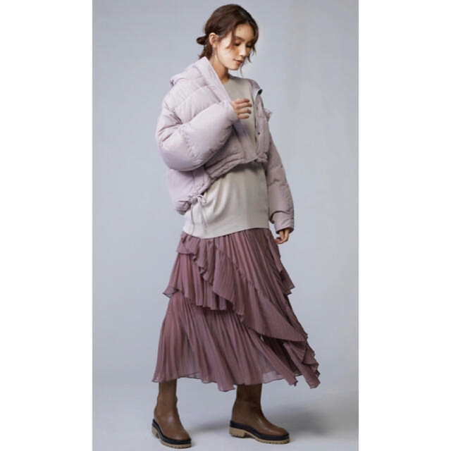 SNIDEL(スナイデル)のSNIDEL シアーボリュームプリーツスカート レディースのスカート(ロングスカート)の商品写真