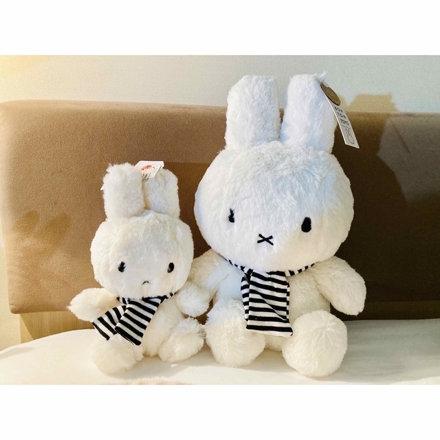 定番大得価 miffy ミッフィーふわふわマフラーぬいぐるみ大中2点セット☆ボントントイズオランダの通販 by  オランダ雑貨通販お日様の力ラクマ店｜ミッフィーならラクマ