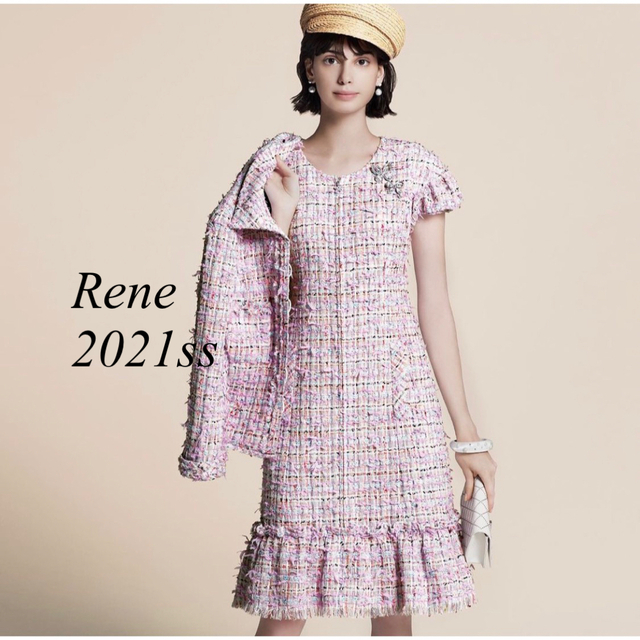 ご専用です　Rene♡ 2021年 マリアケント社製ツイードワンピース