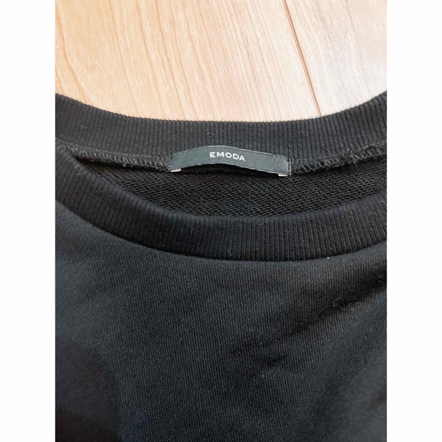 EMODA(エモダ)のエモダ　デニムドッキングTシャツ レディースのトップス(Tシャツ(半袖/袖なし))の商品写真