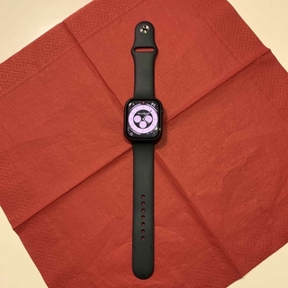 アップルウォッチ(Apple Watch)のアップルウォッチ7  45mm ミッドナイト　アルミニウム　スポーツバンド(その他)