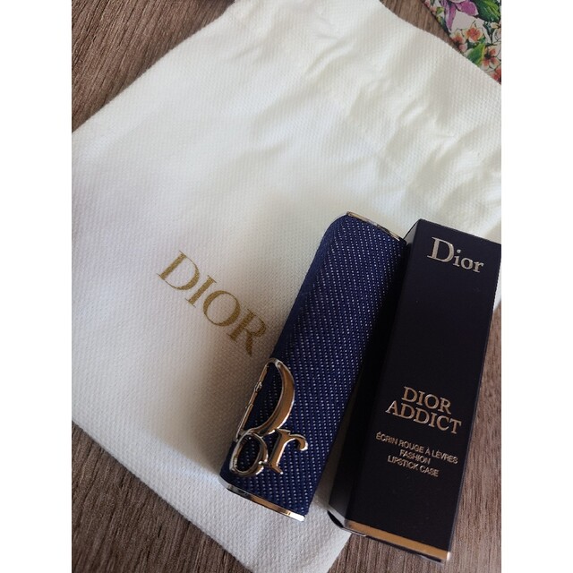 Dior(ディオール)のDior　アディクトリップスティックケース　インディゴデニム コスメ/美容のメイク道具/ケアグッズ(ボトル・ケース・携帯小物)の商品写真