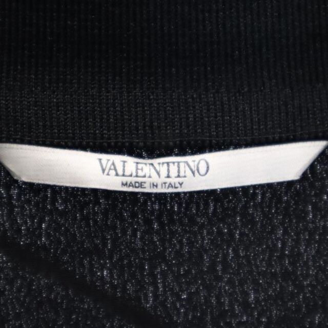 ヴァレンティノ 上下 セットアップ ジャージジャケット 上：44/下：50 黒 VALENTINO イタリア製 メンズ 【中古】 【230305】