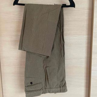 ギャップ(GAP)のGAP ストライプパンツ　黄土色　WEST84cm(カジュアルパンツ)