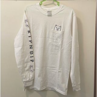 リップンディップ(RIPNDIP)のリップンディップ　長袖白Tシャツ(Tシャツ/カットソー(七分/長袖))