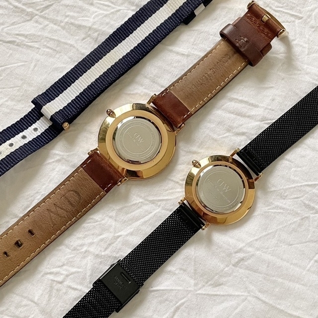 Daniel Wellington(ダニエルウェリントン)のダニエルウェリントン★時計２本＋ベルトセット レディースのファッション小物(腕時計)の商品写真