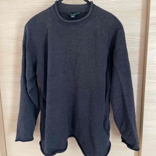 ジェイクルー(J.Crew)のJ.CREW クルーネック　カットソー　リネン、コットン素材　size  M(カットソー(長袖/七分))