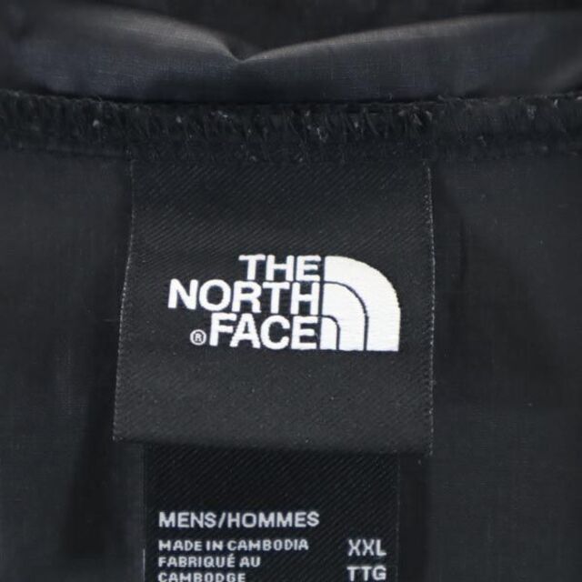 THE NORTH FACE(ザノースフェイス)のノースフェイス ビッグサイズ アウトドア WINDWALL マウンテンパーカー XXL ブラック THE NORTH FACE ロゴ メンズ 【中古】  【230305】 メンズのジャケット/アウター(ダッフルコート)の商品写真