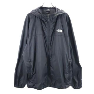 ザノースフェイス(THE NORTH FACE)のノースフェイス ビッグサイズ アウトドア WINDWALL マウンテンパーカー XXL ブラック THE NORTH FACE ロゴ メンズ 【中古】  【230305】(ダッフルコート)