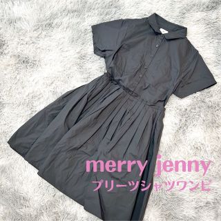 メリージェニー(merry jenny)のmerry jenny / プリーツシャツワンピ(ひざ丈ワンピース)