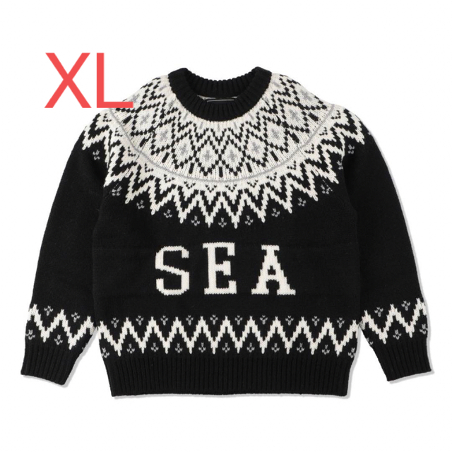 L★NORDIC SWEATER / BLACK ☆ニット/セーター