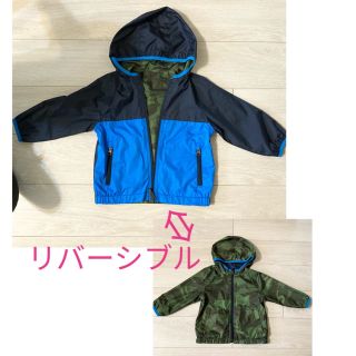 ベビーギャップ(babyGAP)の【美品】 【babyGap】リバーシブルウインドブレーカー 84〜90cm(ジャケット/上着)