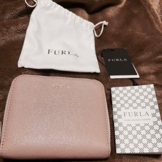 フルラ(Furla)の最終価格✨ 超美品✨FURLA 二つ折り財布　ピンクベージュ系　正規品(財布)