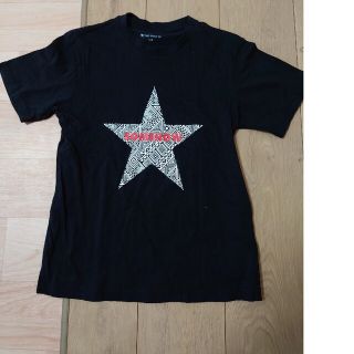 ザショップティーケー(THE SHOP TK)のTHESHOPTK  キッズ半袖Tシャツ140センチ☆黒色星柄(Tシャツ/カットソー)