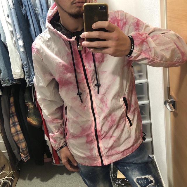 DIESEL(ディーゼル)のDIESEL J-PINAL Camo Acid Windbreaker S メンズのジャケット/アウター(ナイロンジャケット)の商品写真