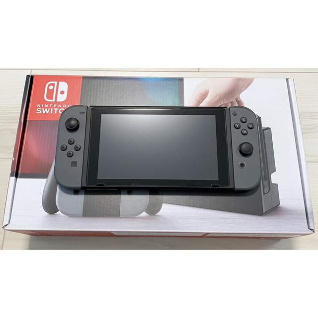 Nintendo Switch - 【週末値下中】任天堂 SWITCH 本体 グレーの通販 by