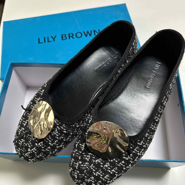 リリーブラウン  バレェシューズ　lily brown