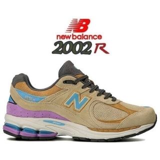 ニューバランス(New Balance)のNEW BALANCE M2002RWA width D BEIGE/PURPL(スニーカー)