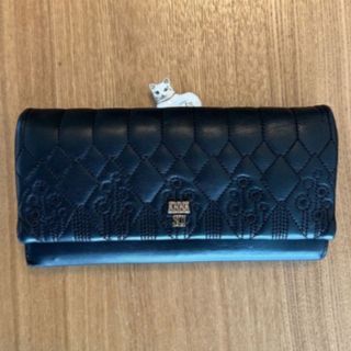 アナスイ(ANNA SUI)のANNA SUI 長財布 ブラック 猫 (財布)