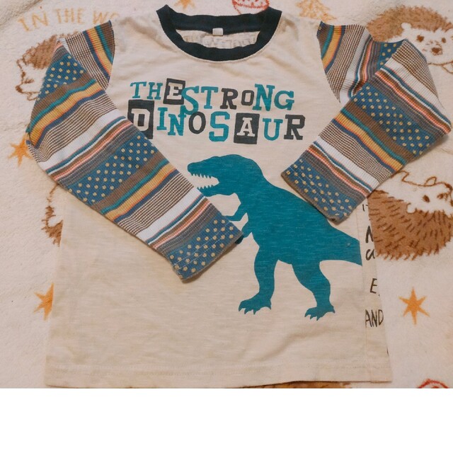 恐竜Tシャツ キッズ/ベビー/マタニティのキッズ服男の子用(90cm~)(Tシャツ/カットソー)の商品写真