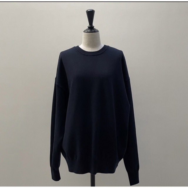 ARGUE(アギュー)のargue FAM CLASSIC KNIT NAVY ニット ネイビー レディースのトップス(ニット/セーター)の商品写真