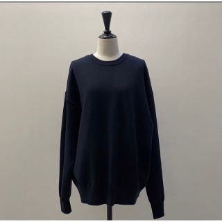 アギュー(ARGUE)のargue FAM CLASSIC KNIT NAVY ニット ネイビー(ニット/セーター)