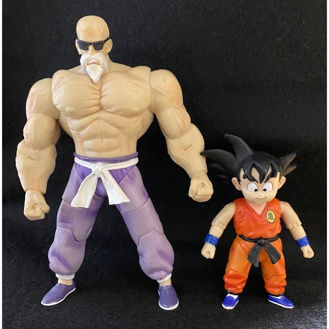 【希少】JAKKS Pacific DRAGON BALL 亀仙人&悟空